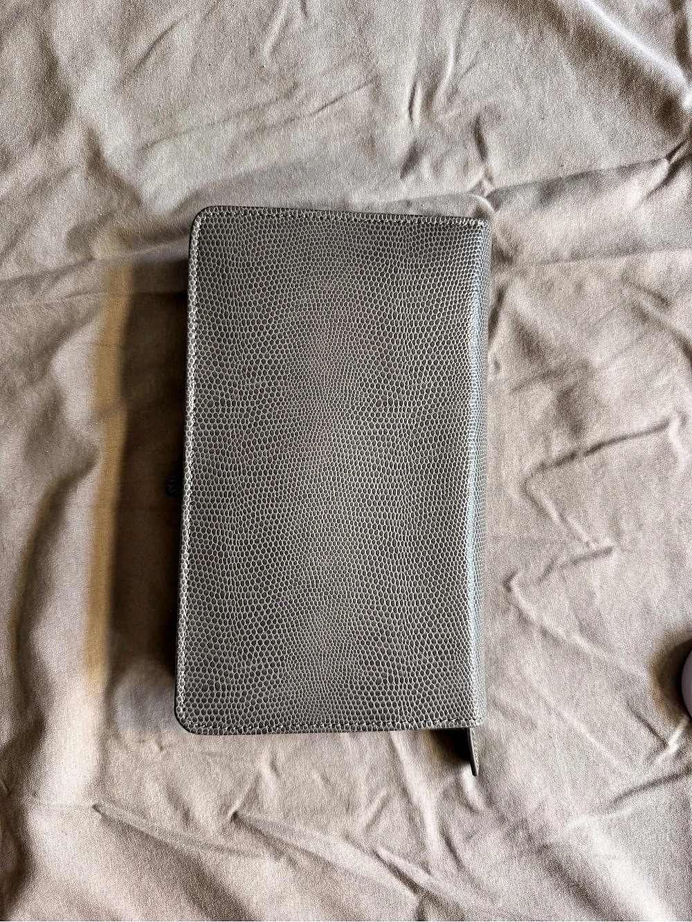 Pottery Barn Travel Jewelry Organizer in Gray Like New